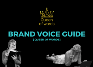 Brand Voice Guide Queen of Words